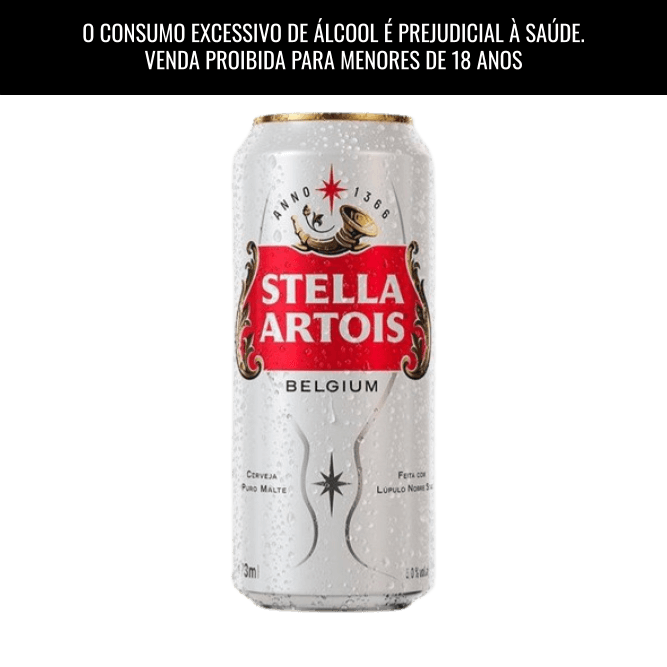 Cerveja Stella Artois Puro Malte Lata 473ml