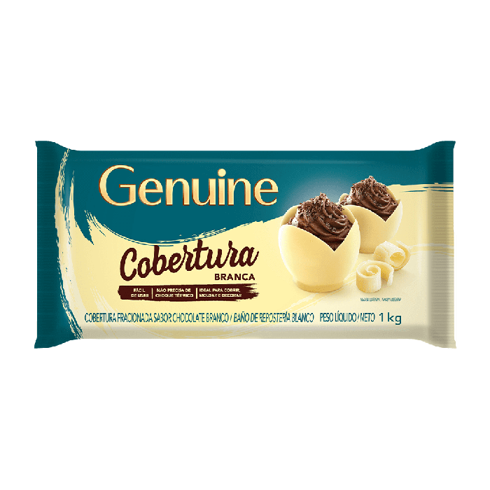 Cobertura Genuine Branca 1Kg