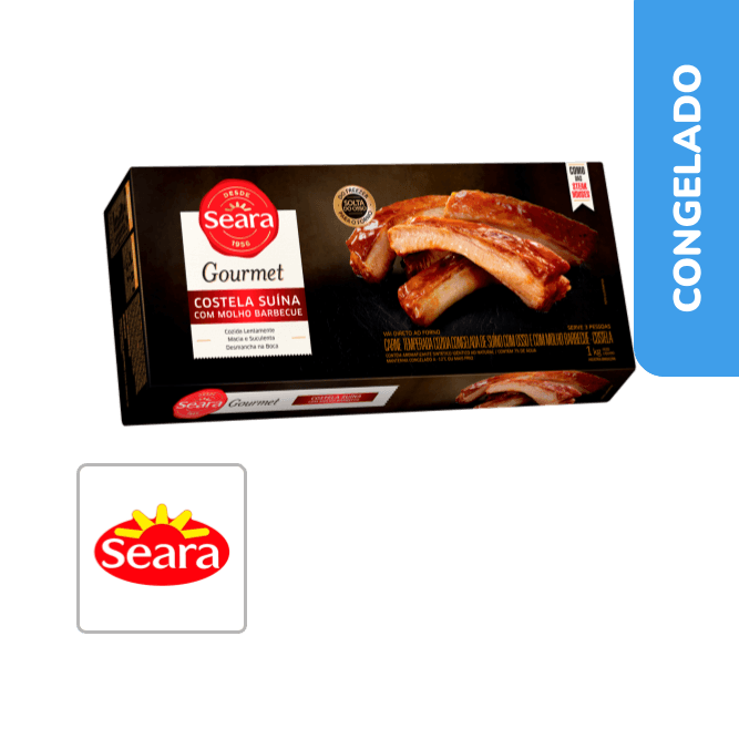 Costela Barbecue Gourmet 1Kg - Seara