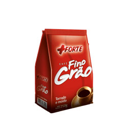 Café +Forte Pouch Fino Grão 250g
