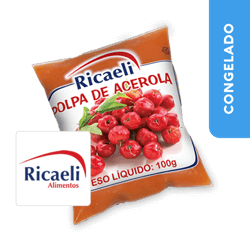 Polpa de Acerola 1kg - Ricaeli