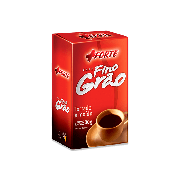 Café +Forte Vácuo Fino Grão 500g