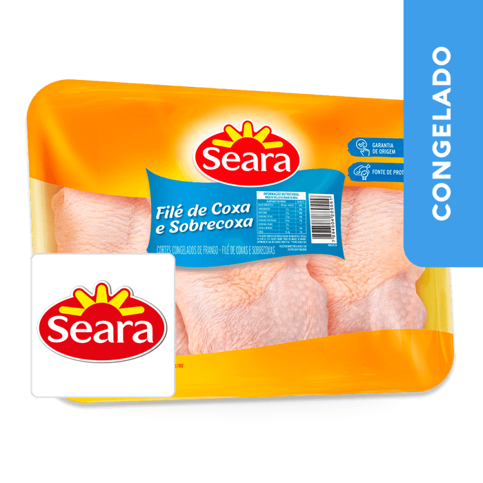 Filé de Coxa e Sobrecoxa de Frango sem Osso - SEARA