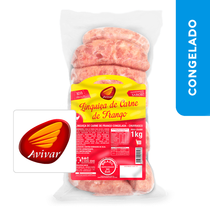 Linguiça de Frango Churrasco - Avivar