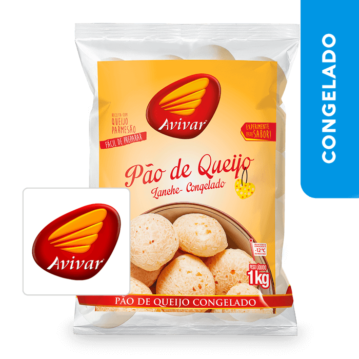 Pão de Queijo Lanche 1kg - Avivar