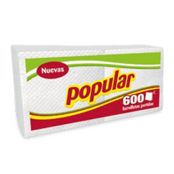 Servilleta Popular x 600 und