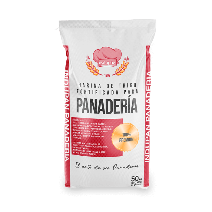 Harina de trigo indupan panificacion x 50 kg