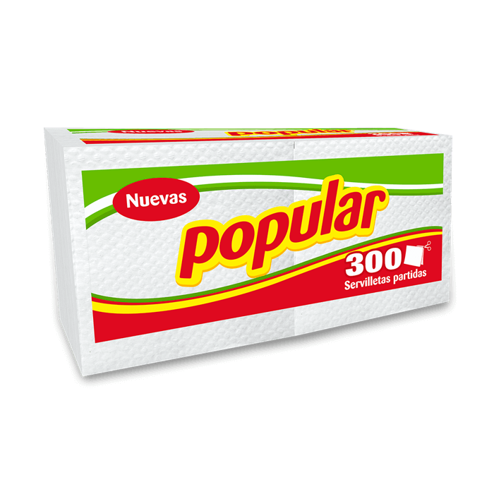 Servilleta Popular x 300 und