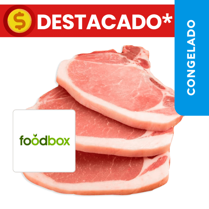 Chuleta de Cerdo Porcionada - Food Box