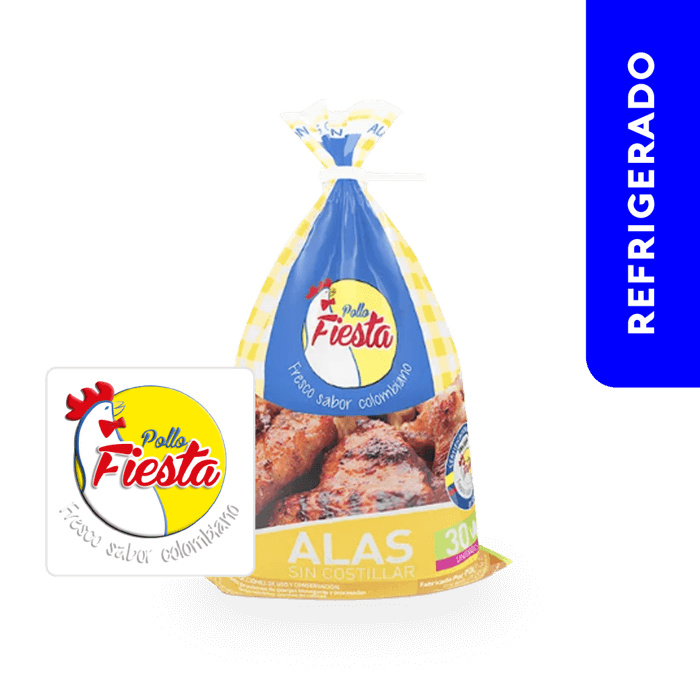 Alitas Sin Costillar Pollo Fiesta