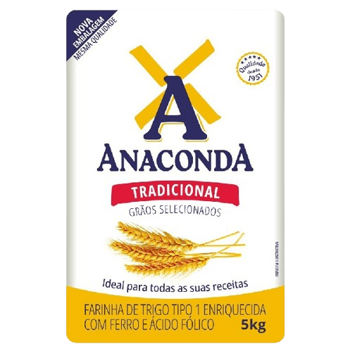 Farinha de Trigo Anaconda 5Kg