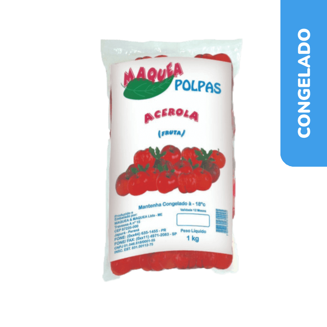 Fruta Congelada Acerola 1Kg - Maquea