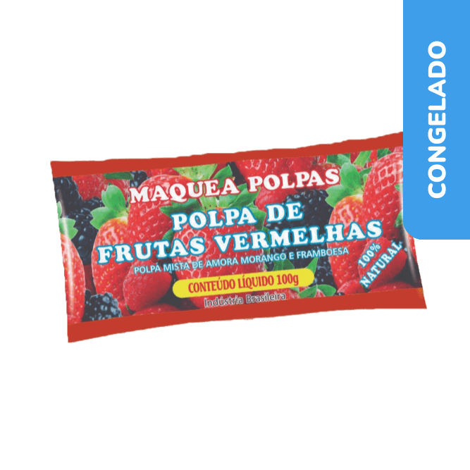 Polpa de Frutas Vermelhas 1Kg- Maquea Congelado