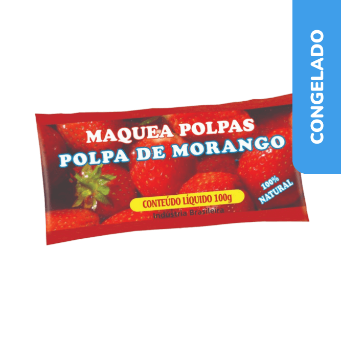 Polpa de Morango 1Kg- Maquea Congelado