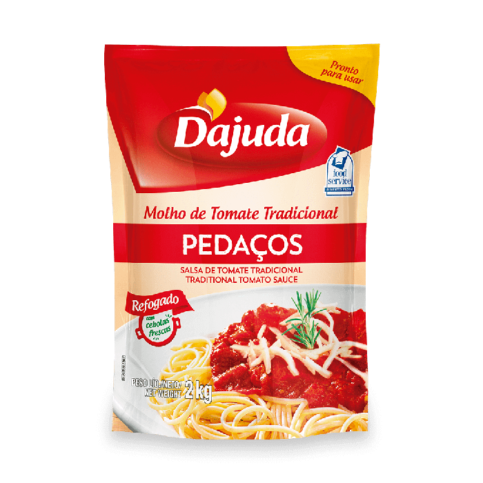 Molho de Tomate em Pedaços D'Ajuda 2Kg