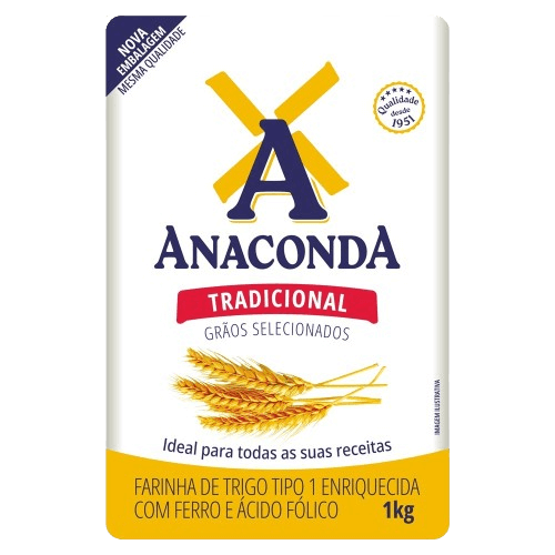 Farinha de Trigo Anaconda 1Kg