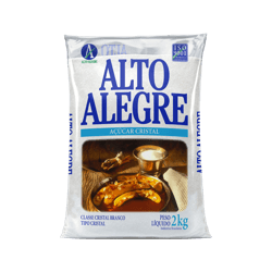 Açúcar Cristal Alto Alegre 2Kg