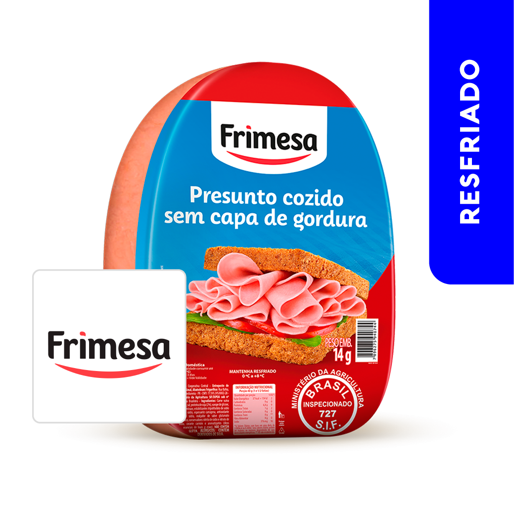 Presunto Cozido Oval sem Capa - Frimesa