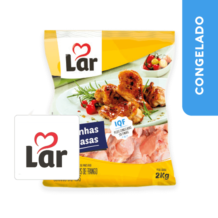 Coxinha da Asa de Frango com Osso IQF - Lar