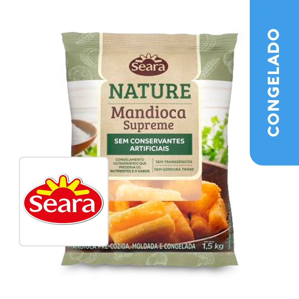 Mandioca Pré-Cozida Supreme 1.5kg - SEARA