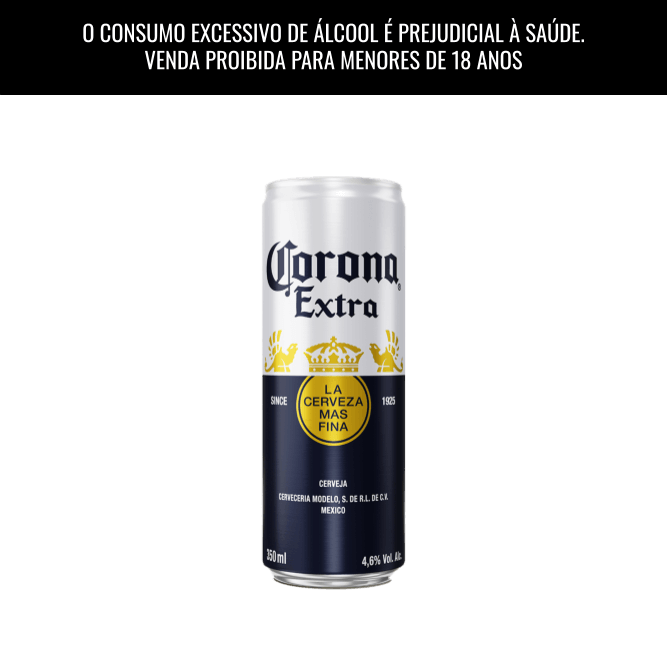 Cerveja Corona Extra Lata 350ml