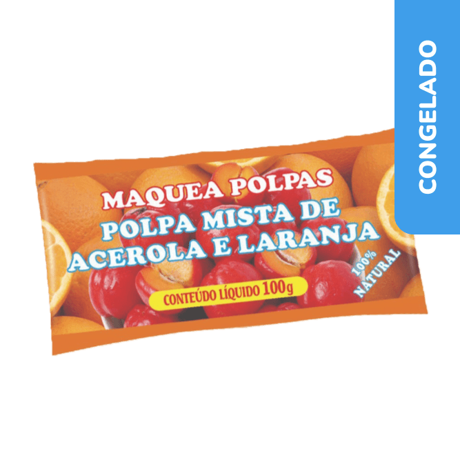 Polpa de Acerola com Laranja 1Kg- Maquea Congelado