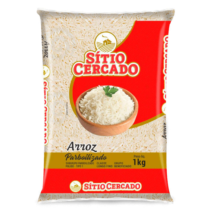 Arroz Parboilizado Sítio Cercado 1Kg