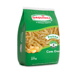 Macarrão com Ovos Penne Orquídea 500g