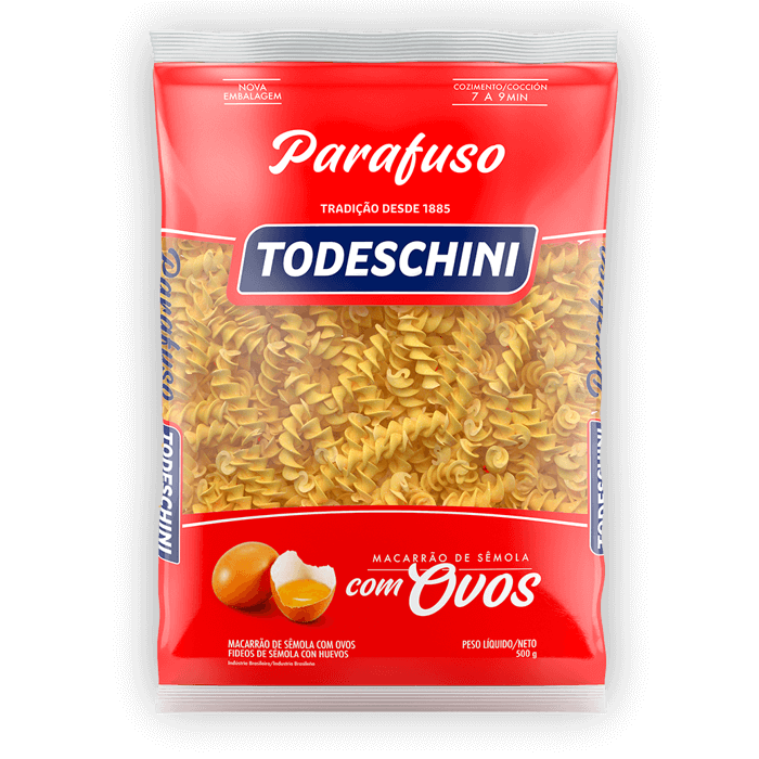 Macarrão com Ovos Parafuso Todeschini 500g