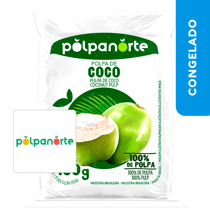 Polpa de Coco 1kg - Polpa Norte