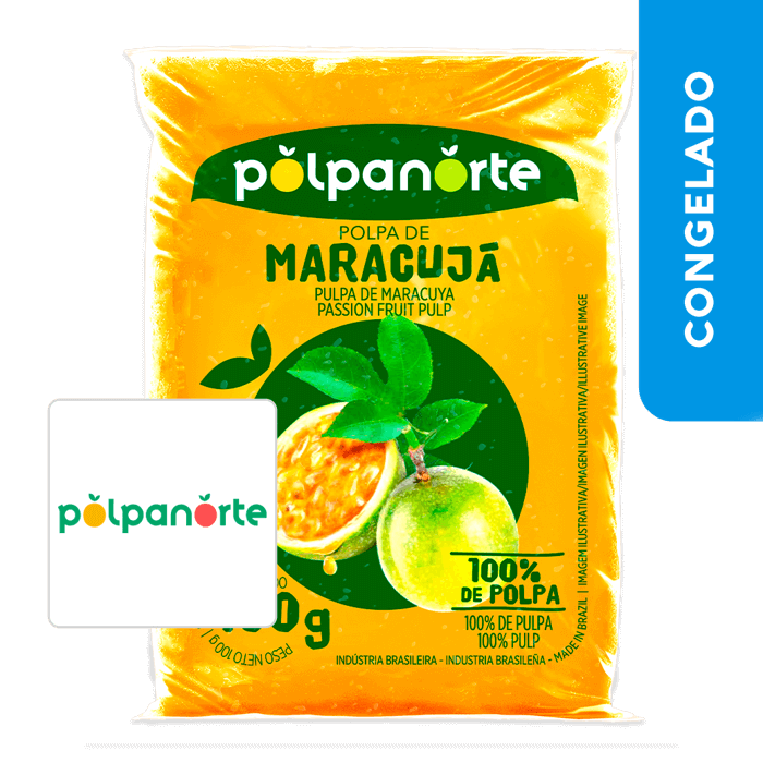 Polpa de Maracujá 1kg - Polpa Norte