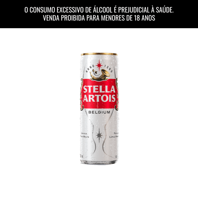 Cerveja Stella Artois Puro Malte Lata 350ml