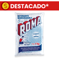 Detergente en polvo - Roma de 1 Kg