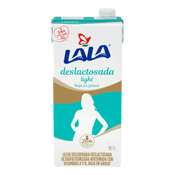 Leche deslactosada Light - Lala 1L
