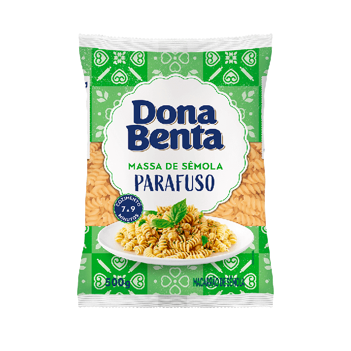 Macarrão Parafuso Semola Dona Benta 500g