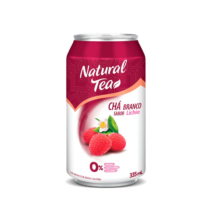 Chá Branco com Lichia 335ml - Natural Tea