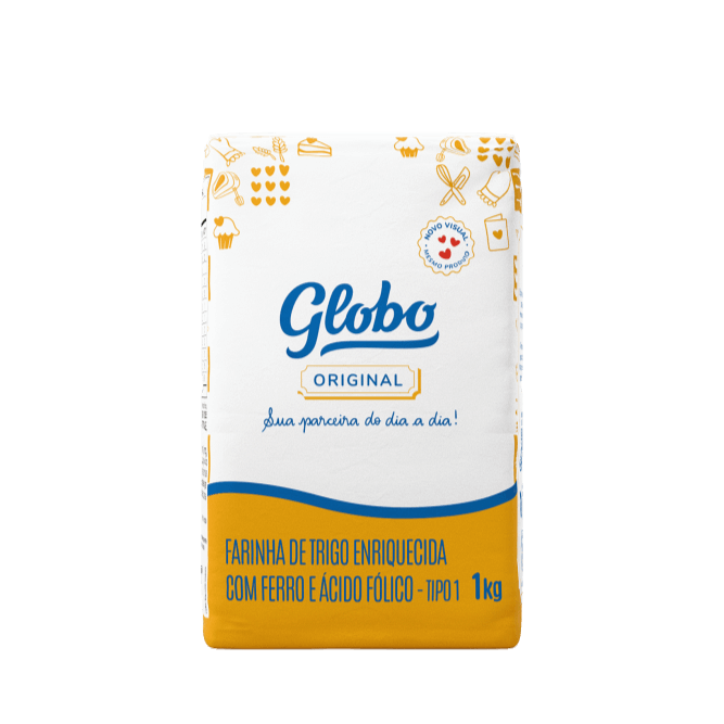 Farinha de Trigo 1Kg - Globo