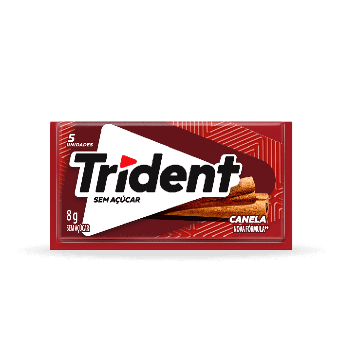 Chiclete Trident Canela 21X8g