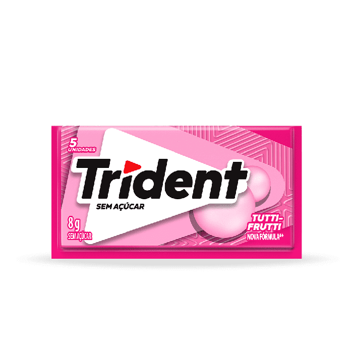 Chiclete Trident Tutti-Frutti 21X8g