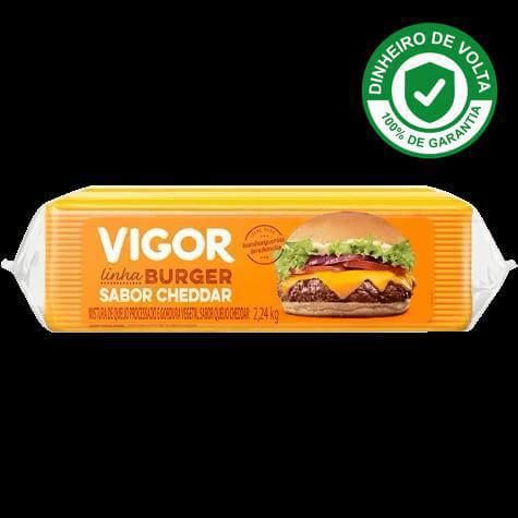 Queijo Cheddar Fatiado Vigor - 2,24kg