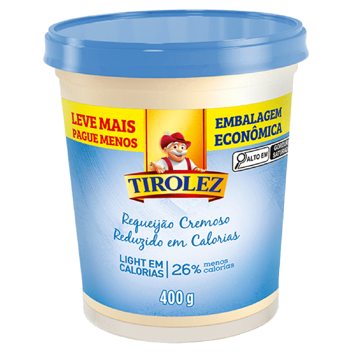 Requeijão Light 400g - Tirolez