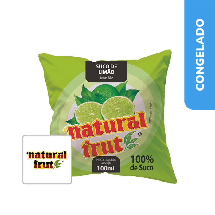 Polpa de Suco de Limão 1Kg - Natural Frut
