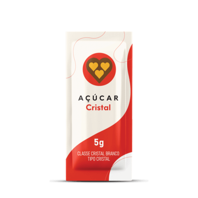 Açúcar Refinado Granulado Sachê 400x5g - 3 Corações