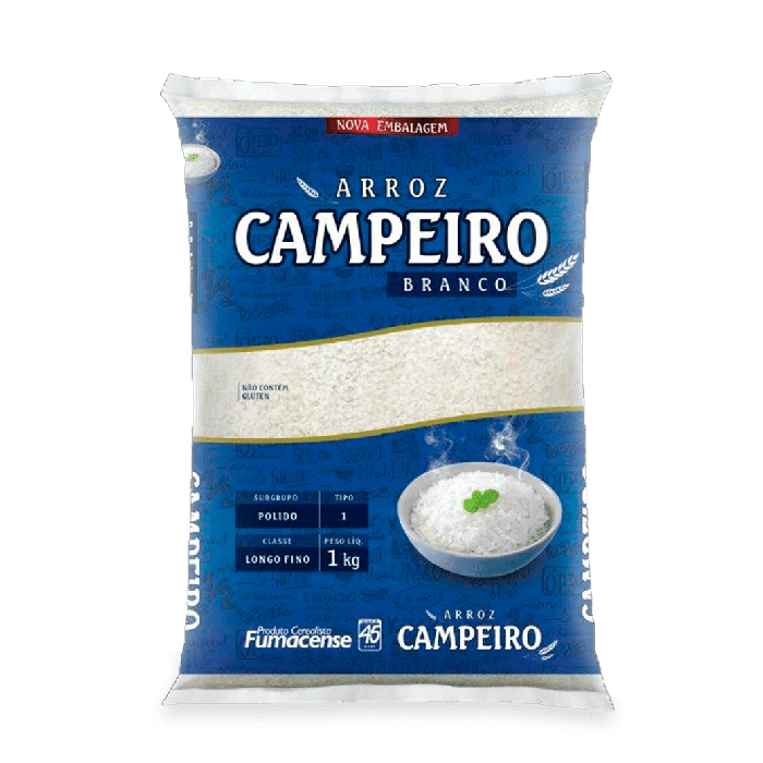 Arroz Branco Campeiro 1kg