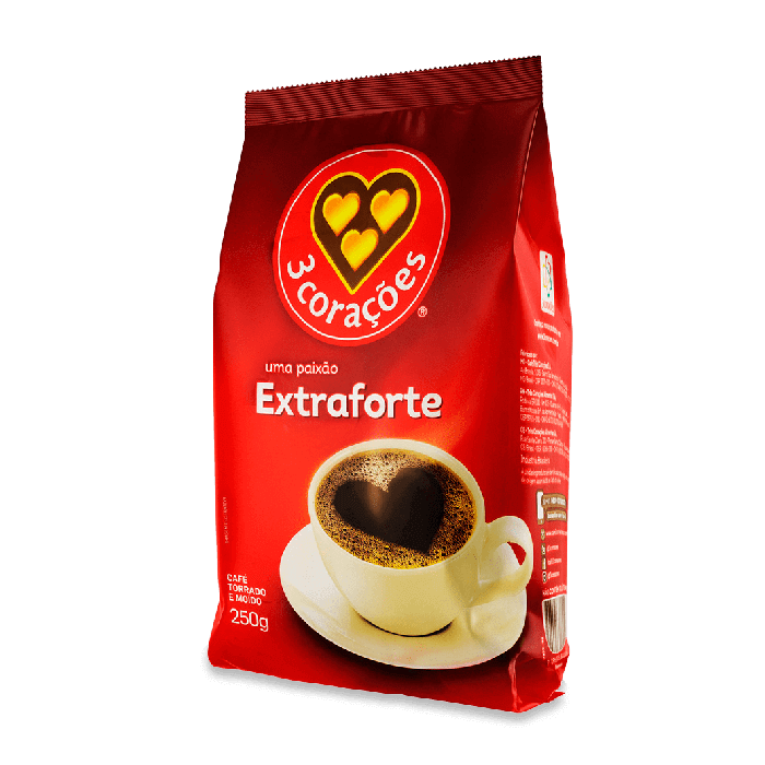 Café 3 Corações Extraforte Pouch 250g