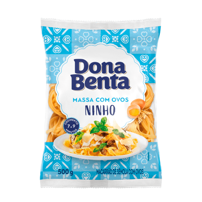 Macarrão com Ovos Ninho Dona Benta 500g