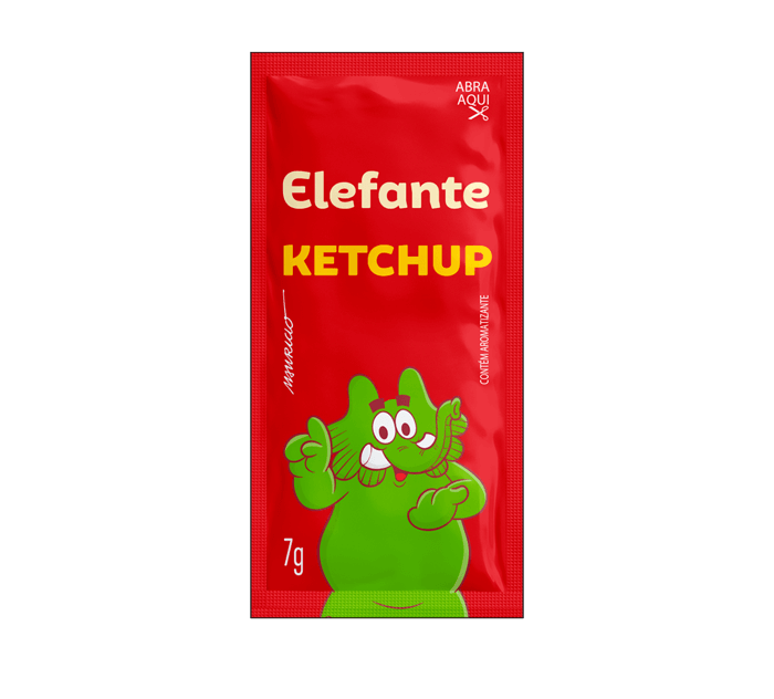 Ketchup Sachê 144x7g - Elefante