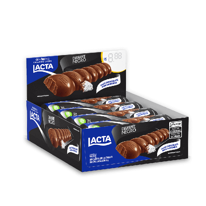 Chocolate Lacta Diamante Negro 12x34g