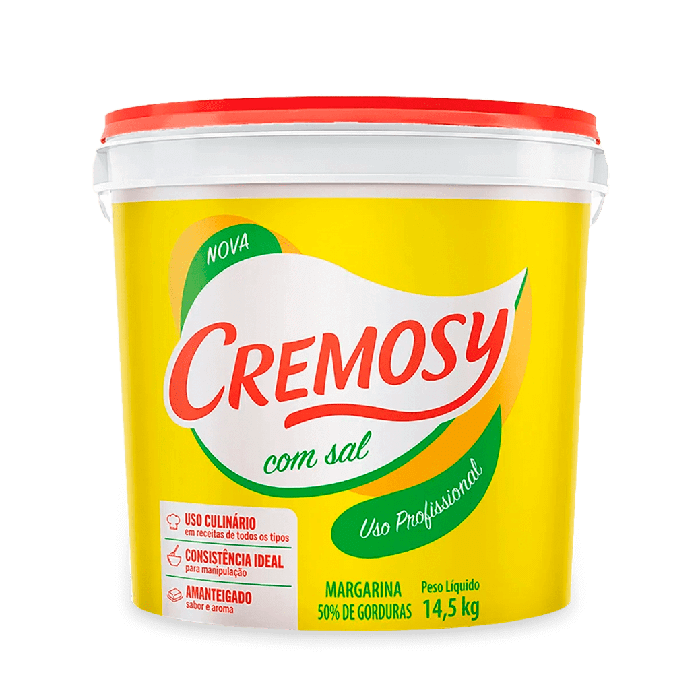 Margarina com Sal 14,5Kg - Cremosy