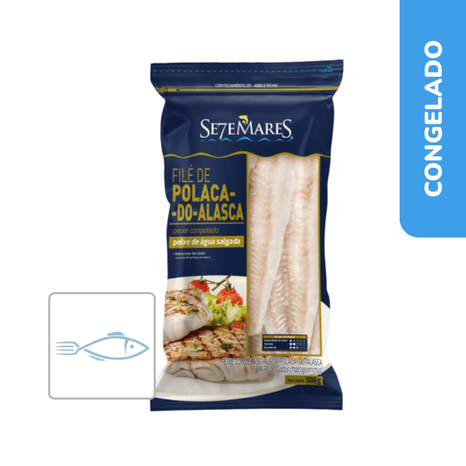 Filé de Polaca 500g - Se7e Mares